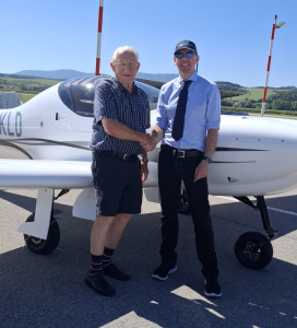 New owner receives his dream machine.